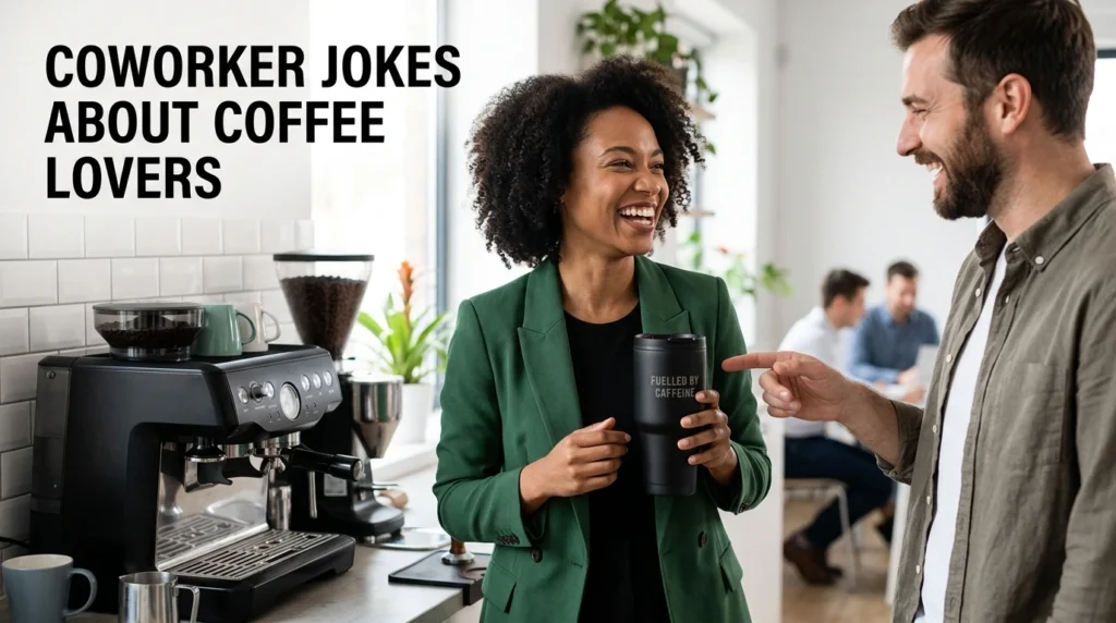 coworker jokes about coffee lovers