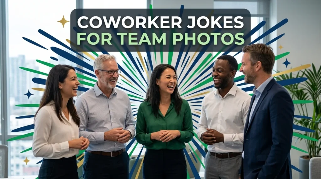coworker jokes for team photos