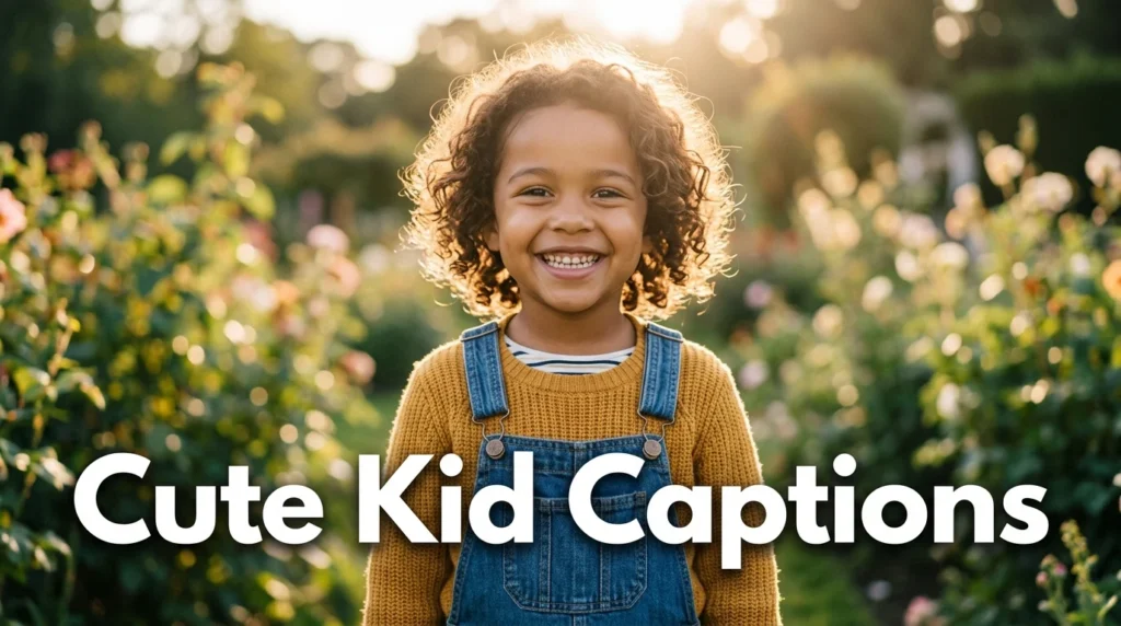 cute kid captions