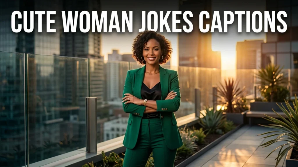 cute woman jokes captions