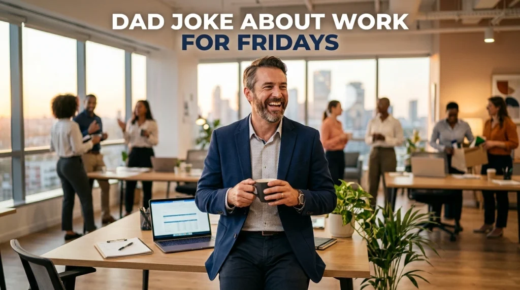 dad joke about work for fridays