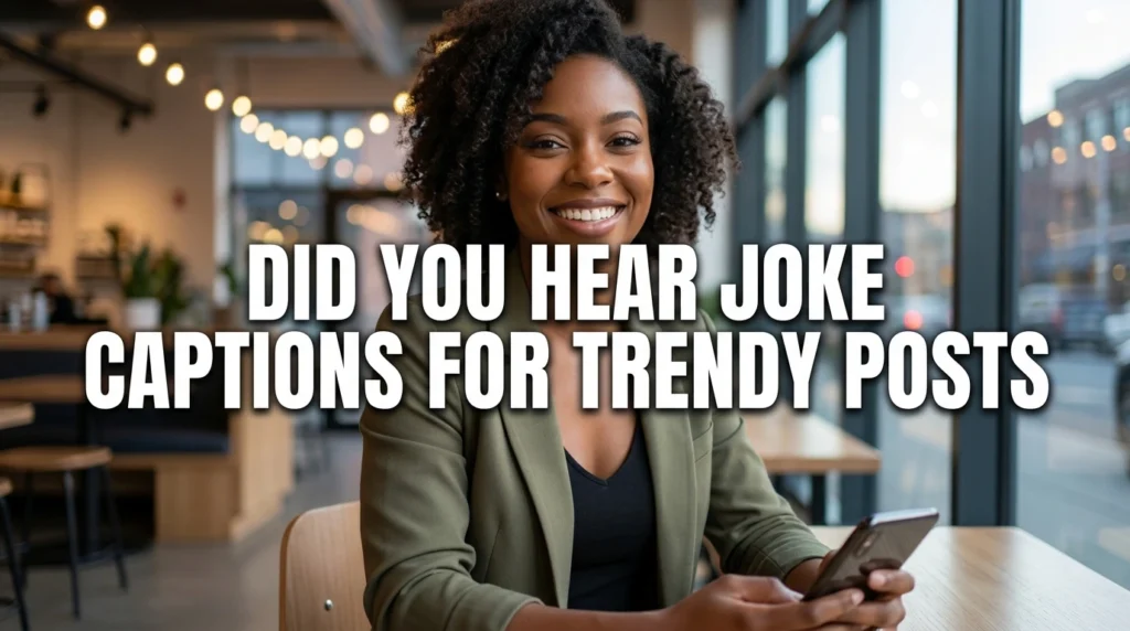 did you hear joke captions for trendy posts