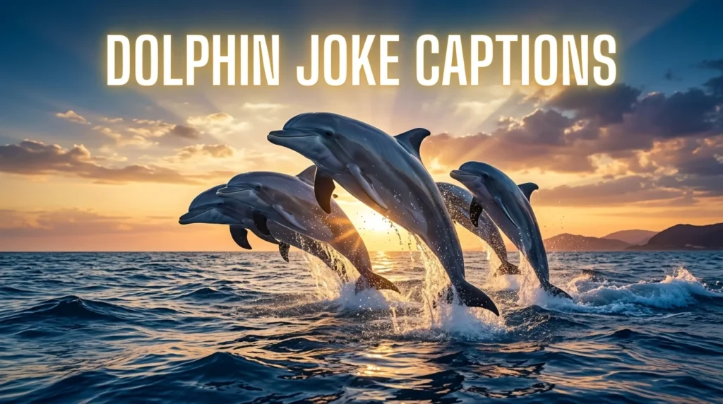 dolphin joke captions