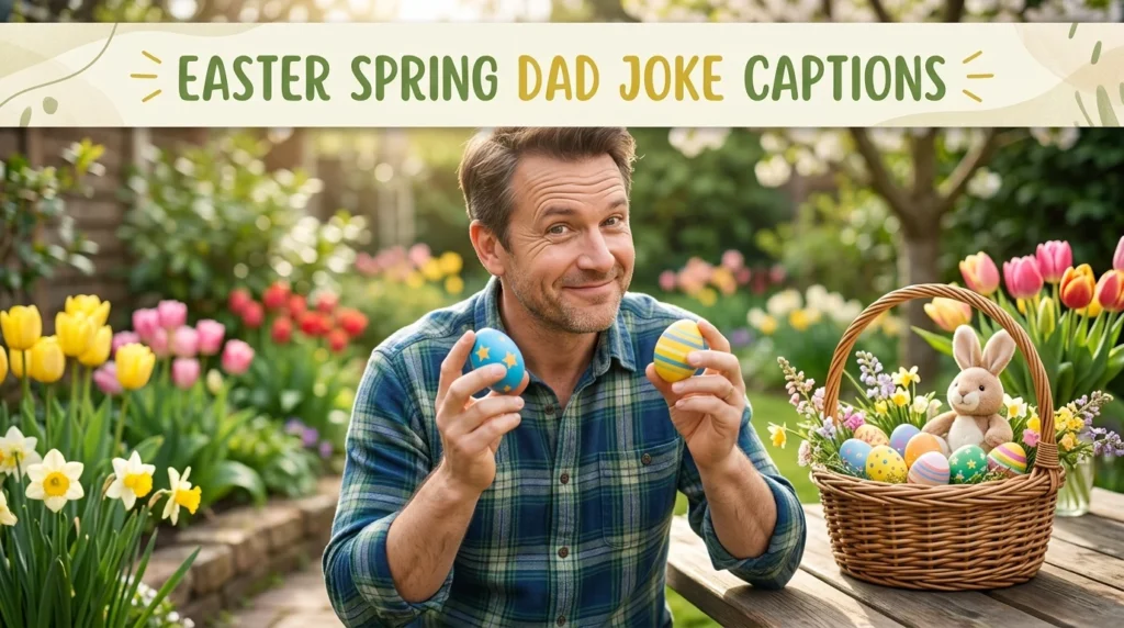 Easter Spring Dad Joke Captions