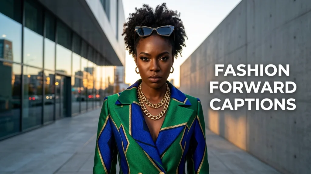 fashion forward captions