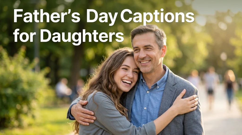 father's day captions for daughter