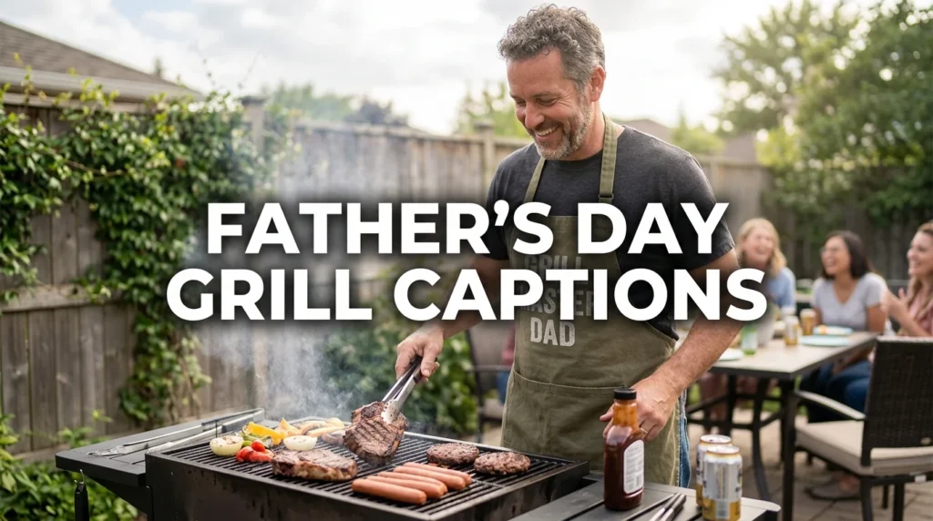 fathers day grill captions