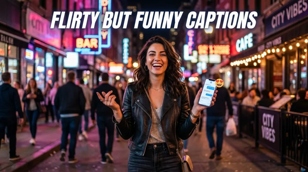 flirty but funny captions