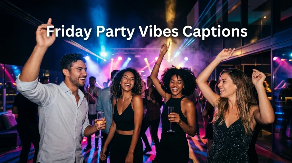 friday party vibes captions