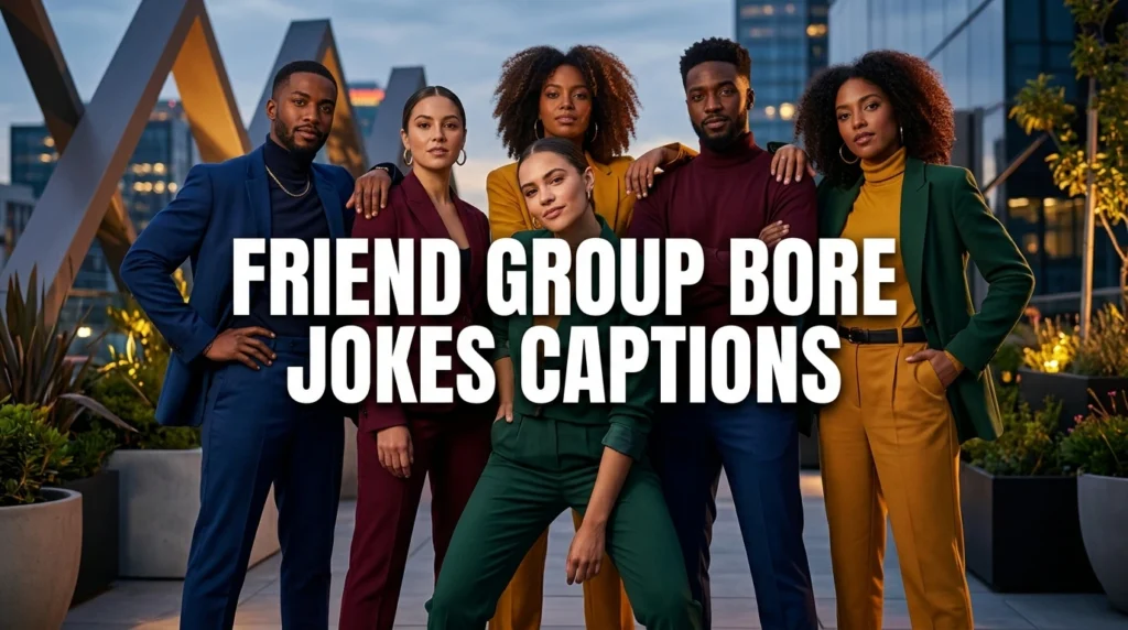 friend group bore jokes captions