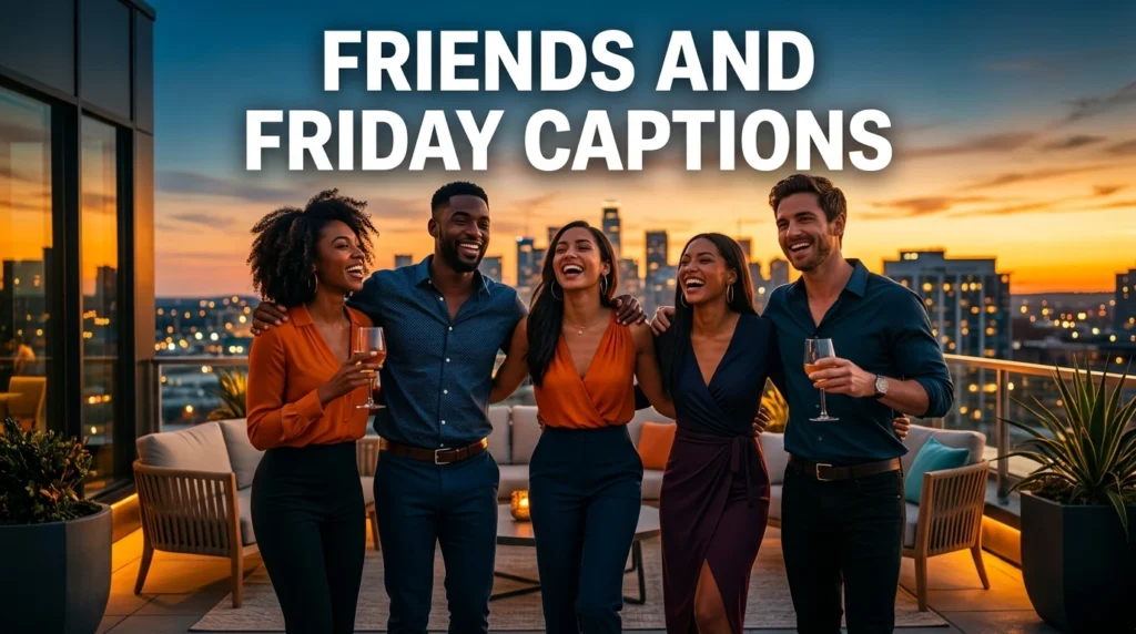 friends and friday captions