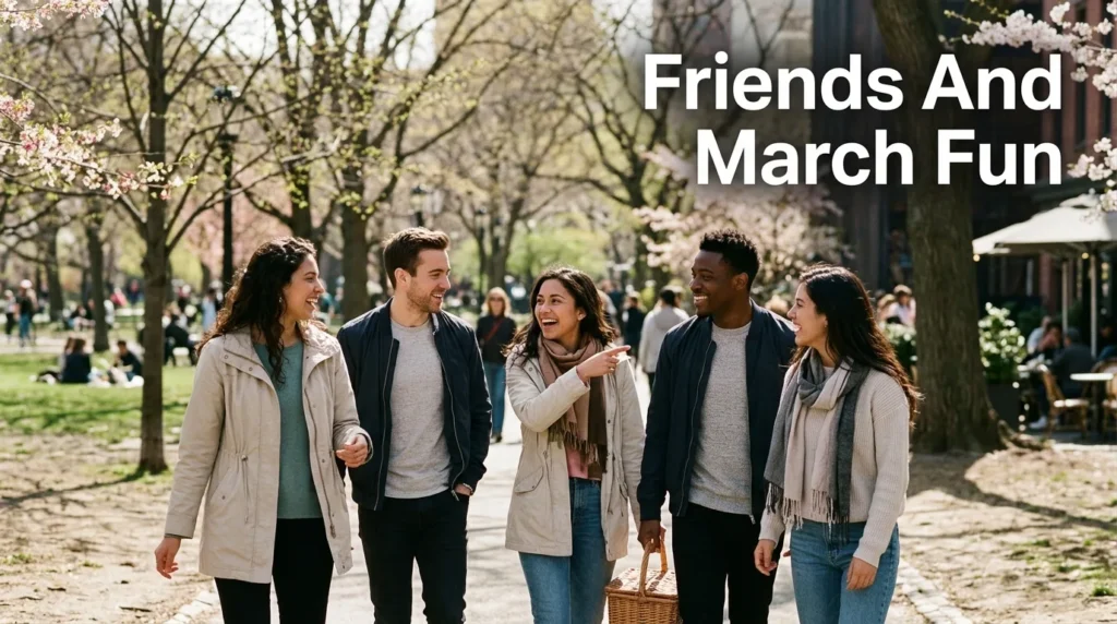  friends and march fun