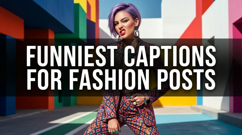 funniest captions for fashion posts