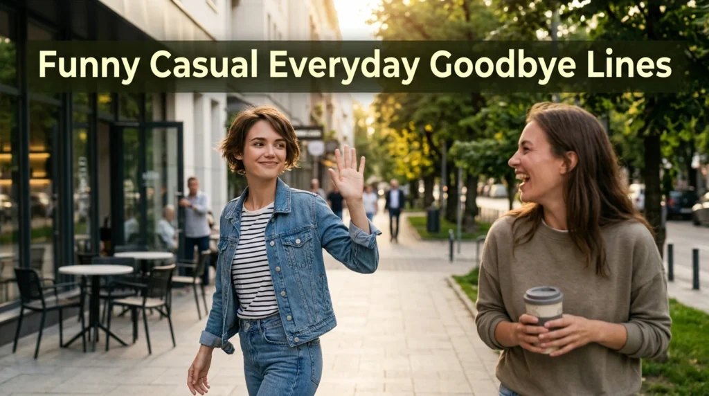 Funny Casual Everyday Goodbye Lines