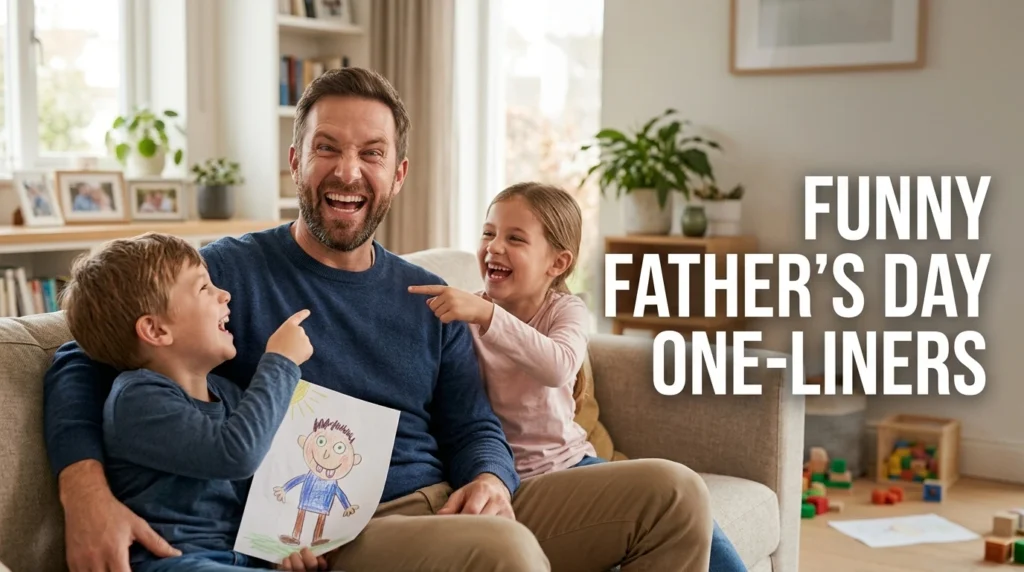 funny father's day one liners