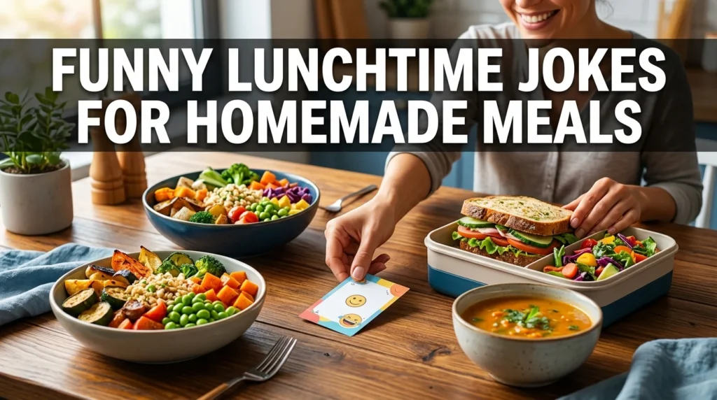 funny lunchtime jokes for homemade meals