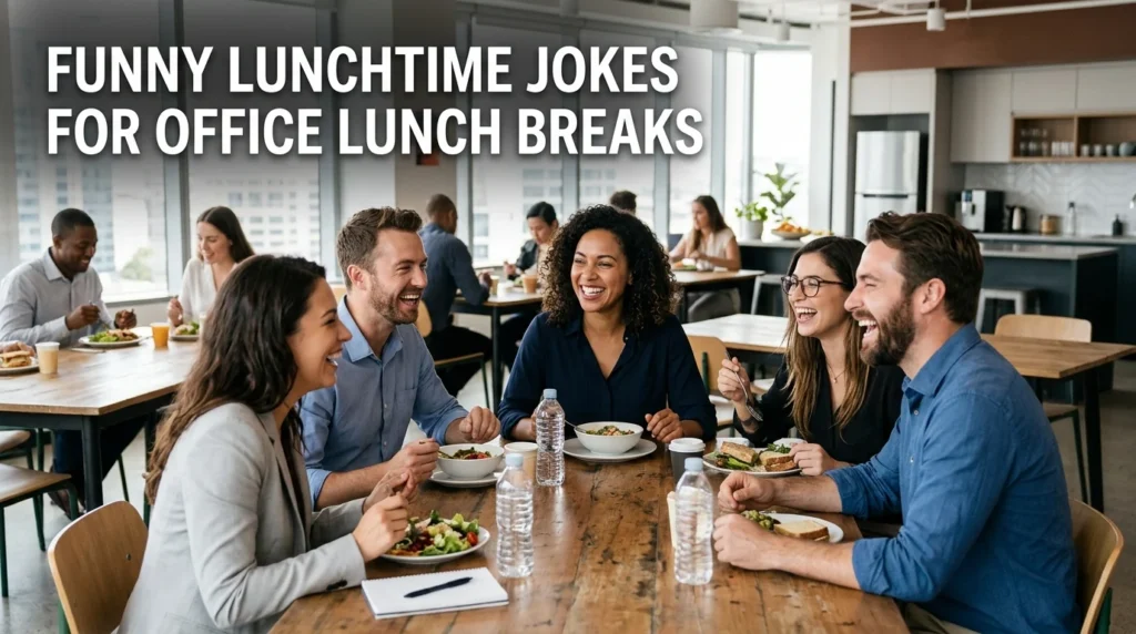 funny lunchtime jokes for office lunch breaks