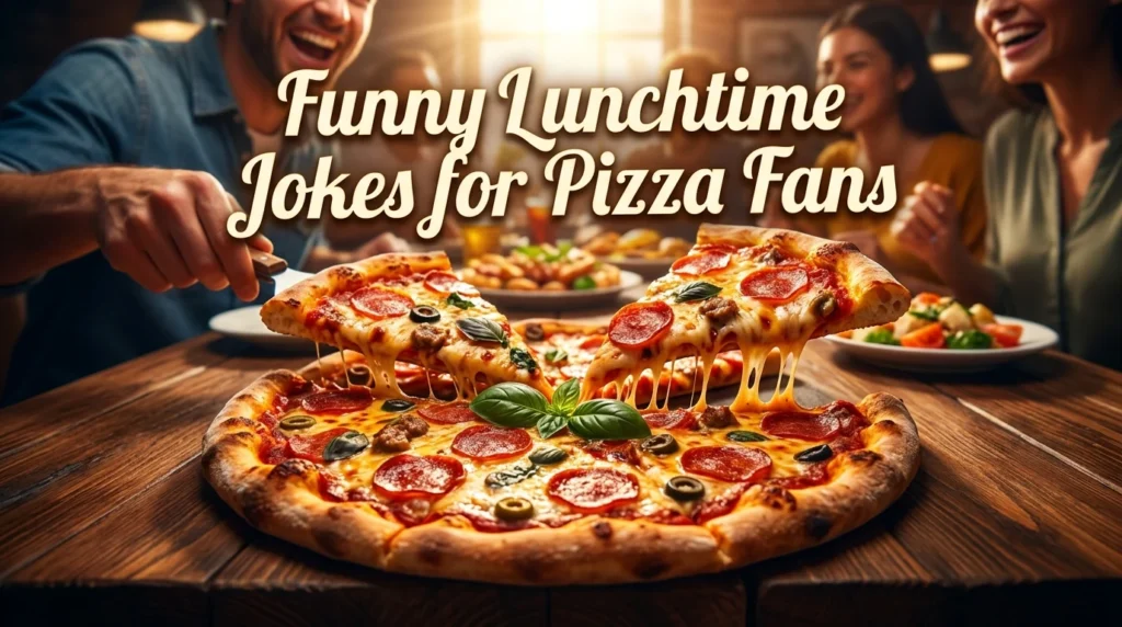 funny lunchtime jokes for pizza fans