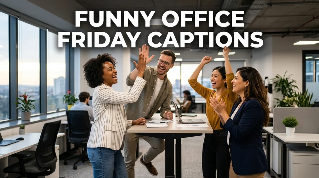 funny office friday captions