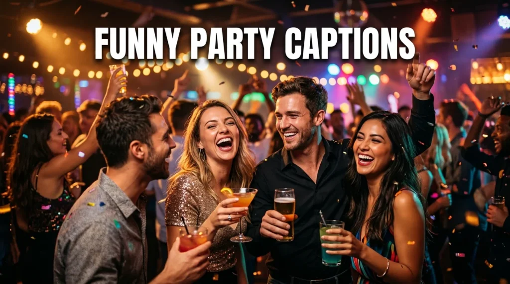 funny party captions