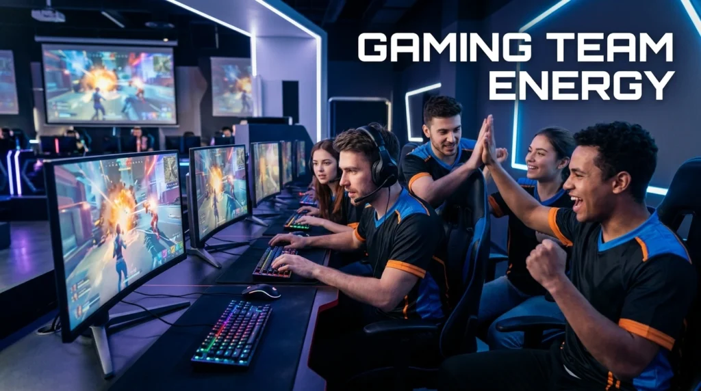 gaming team energy