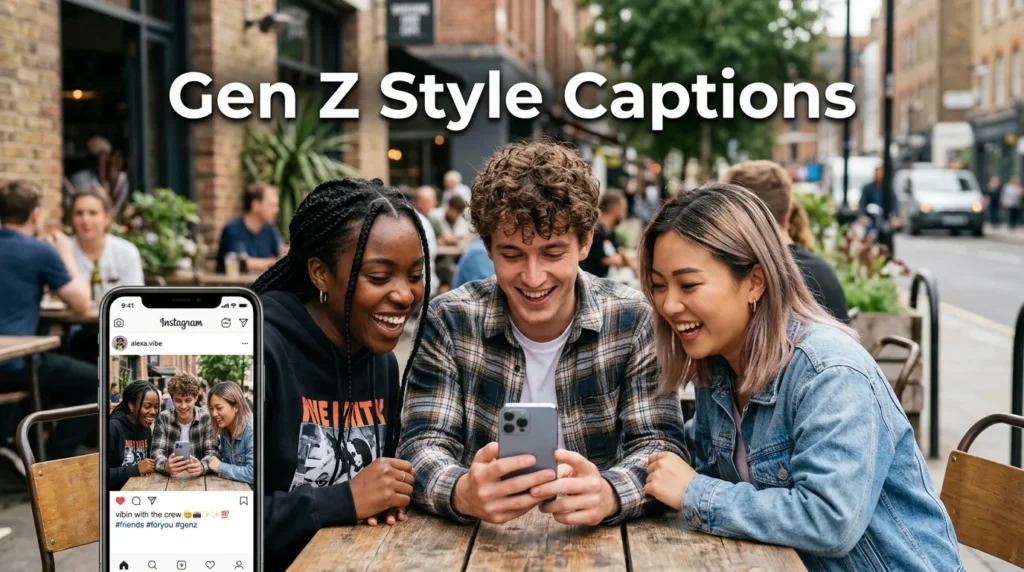 gen z style captions