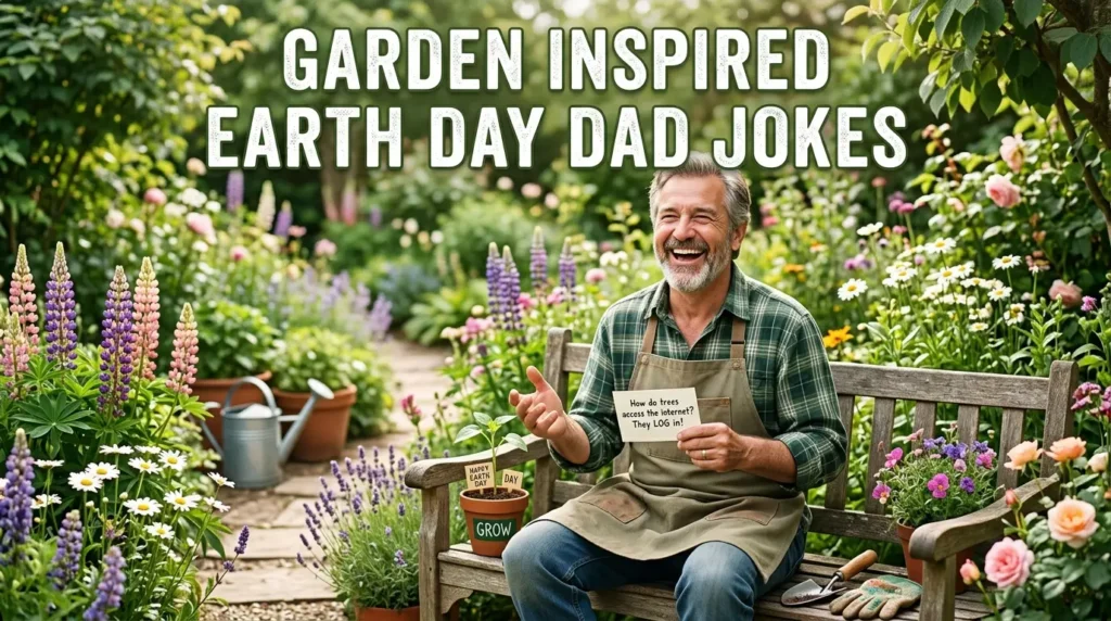 green inspired earth day dad jokes