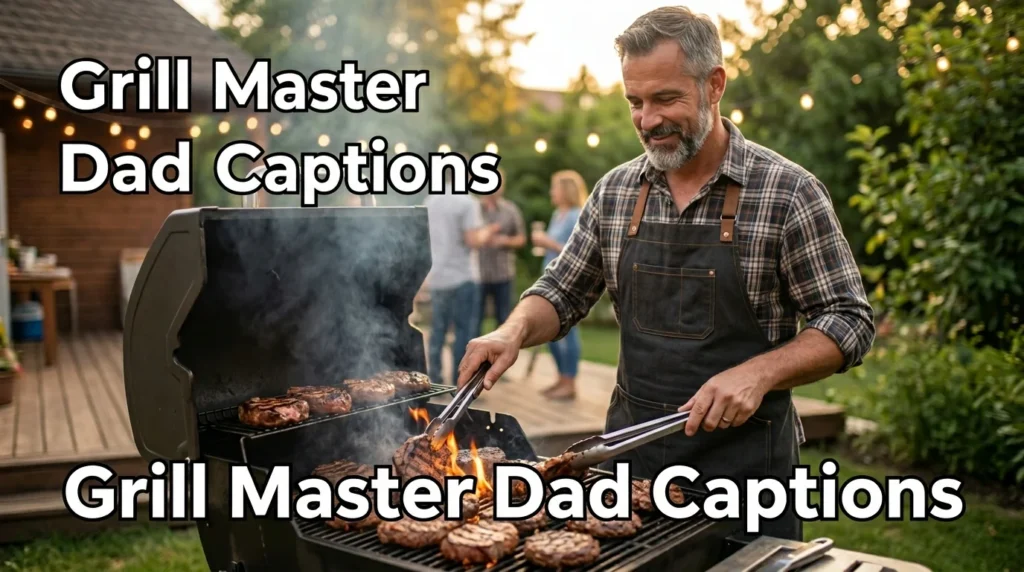 grill master dad captions