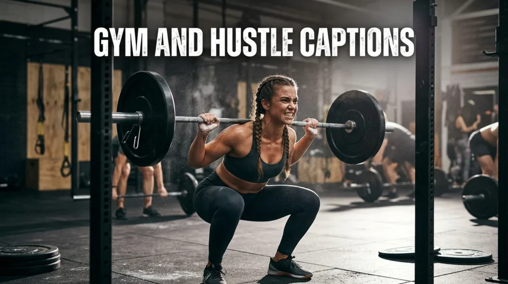 gym and hustle captions