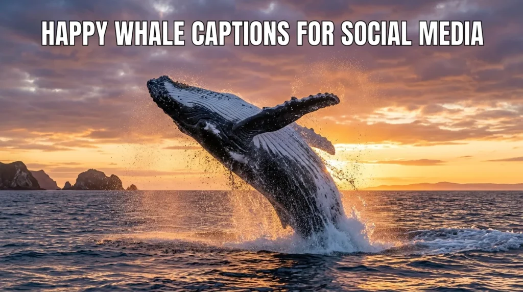 happy whale captions for social media