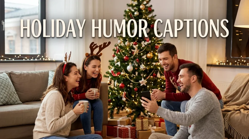 holiday humor captions