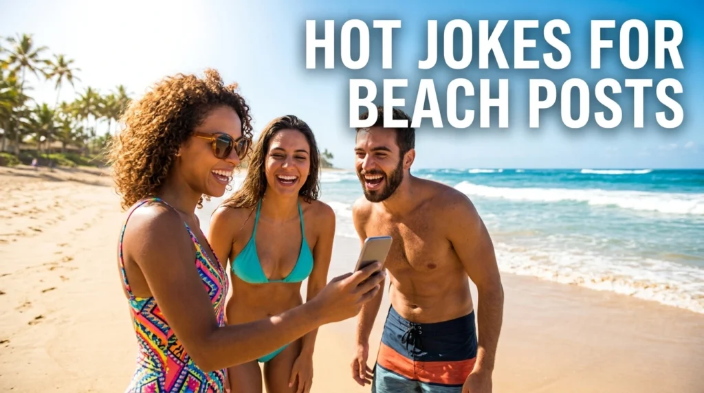 hot jokes for beach posts
