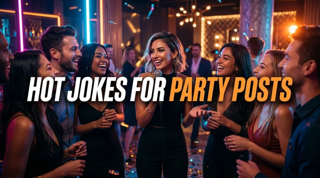 hot jokes for party posts