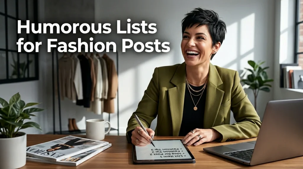 humorous lists for fashion posts