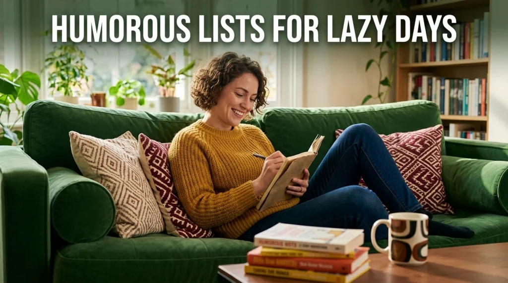 humorous lists for lazy days