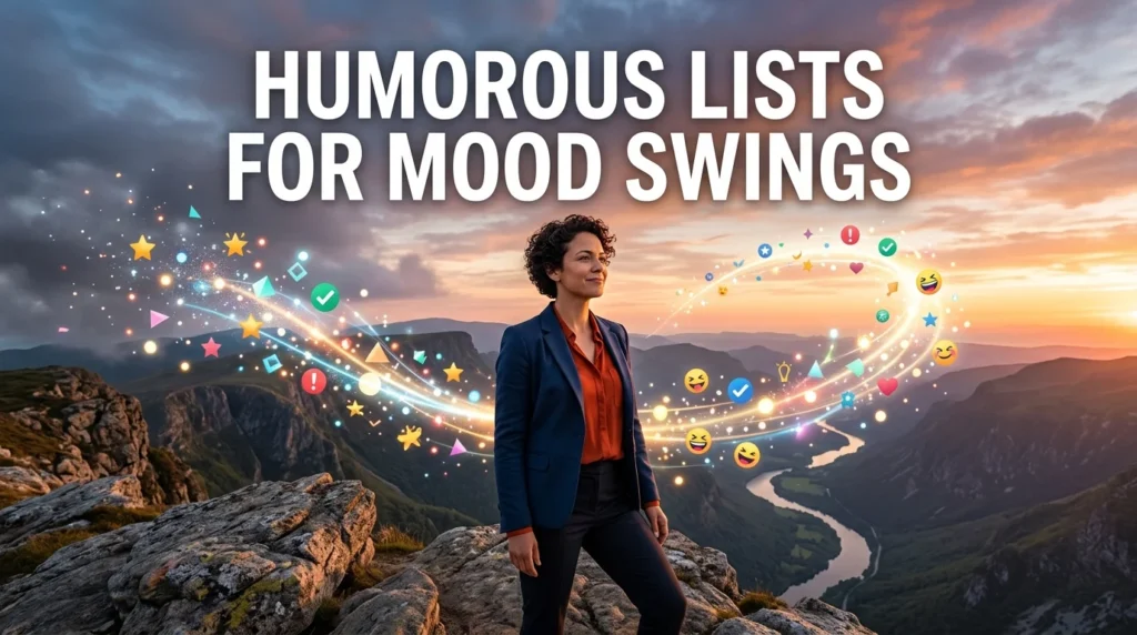 humorous lists for mood swings