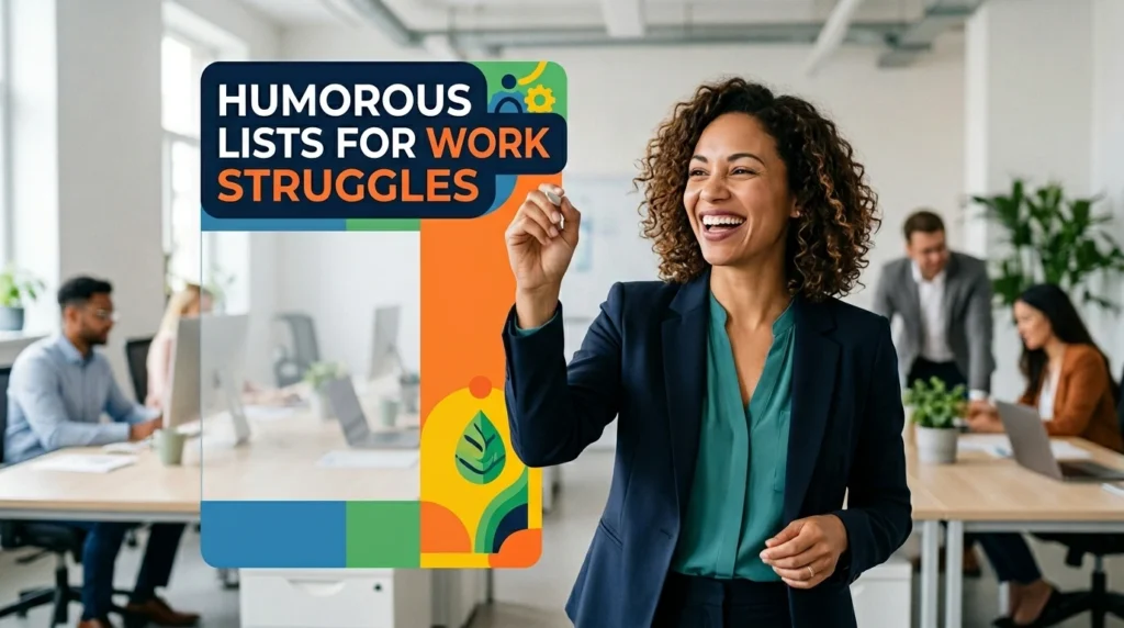 humorous lists for work struggles