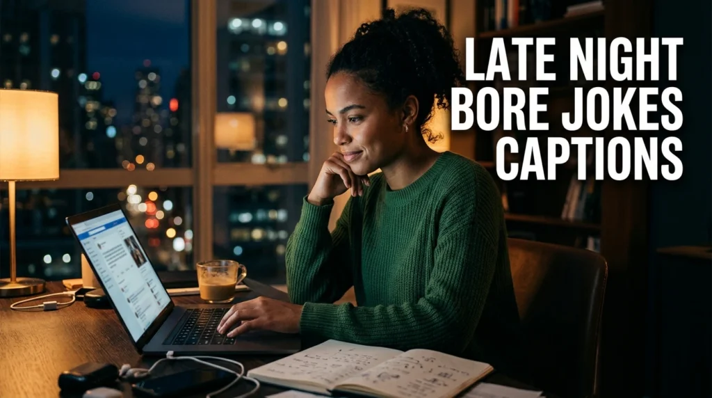 late night bore jokes captions