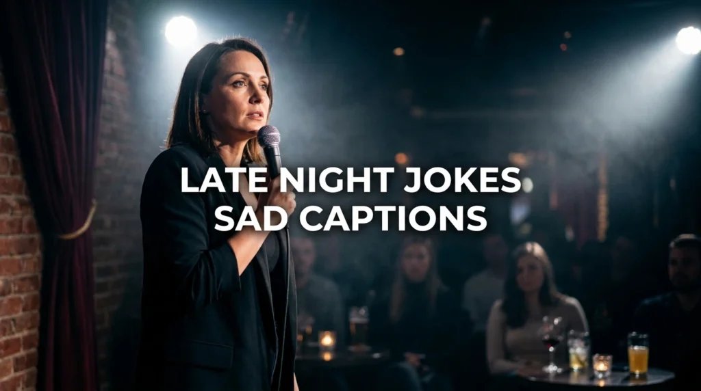 late night jokes sad captions