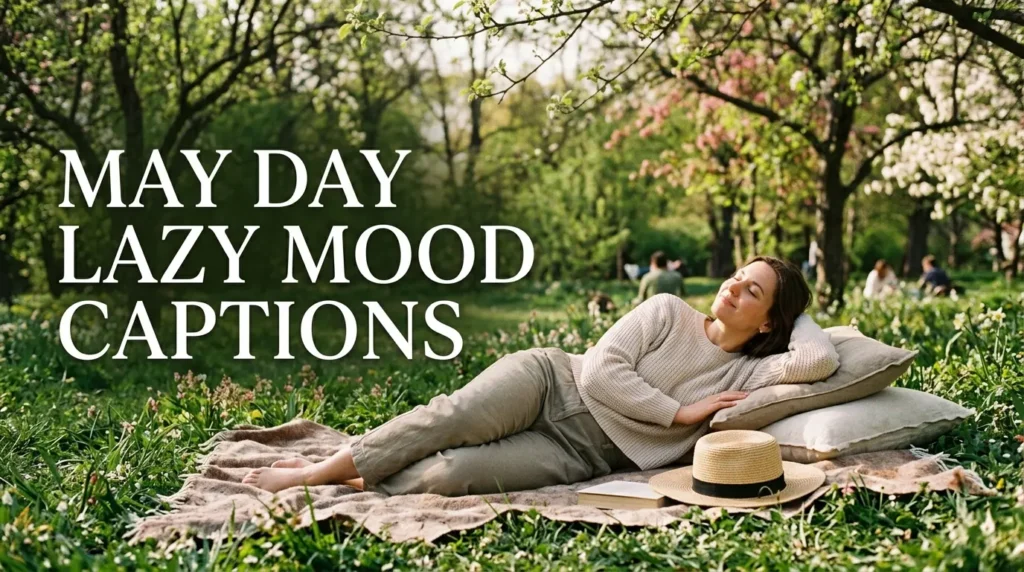 may day lazy mood captions