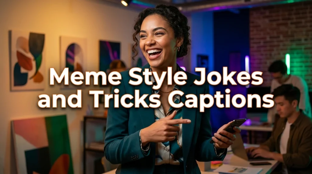 meme style jokes and tricks captions