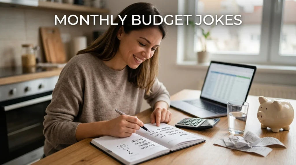 monthly budget jokes