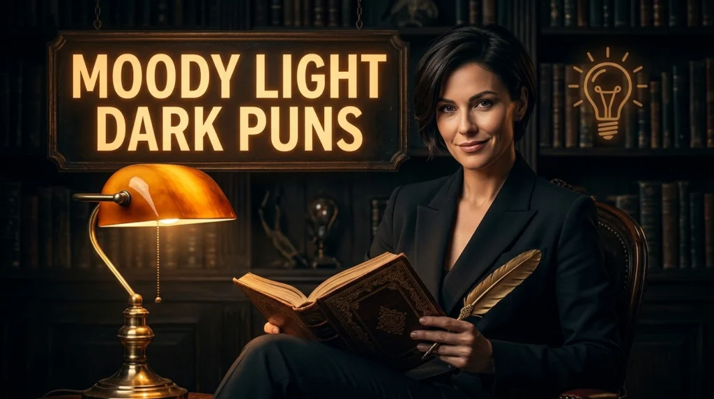 moody light dark puns