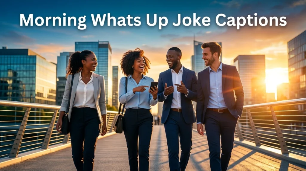 Morning whats up joke captions