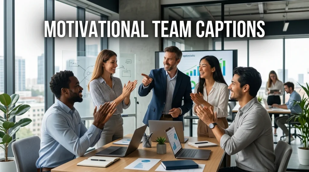 motivational team captions