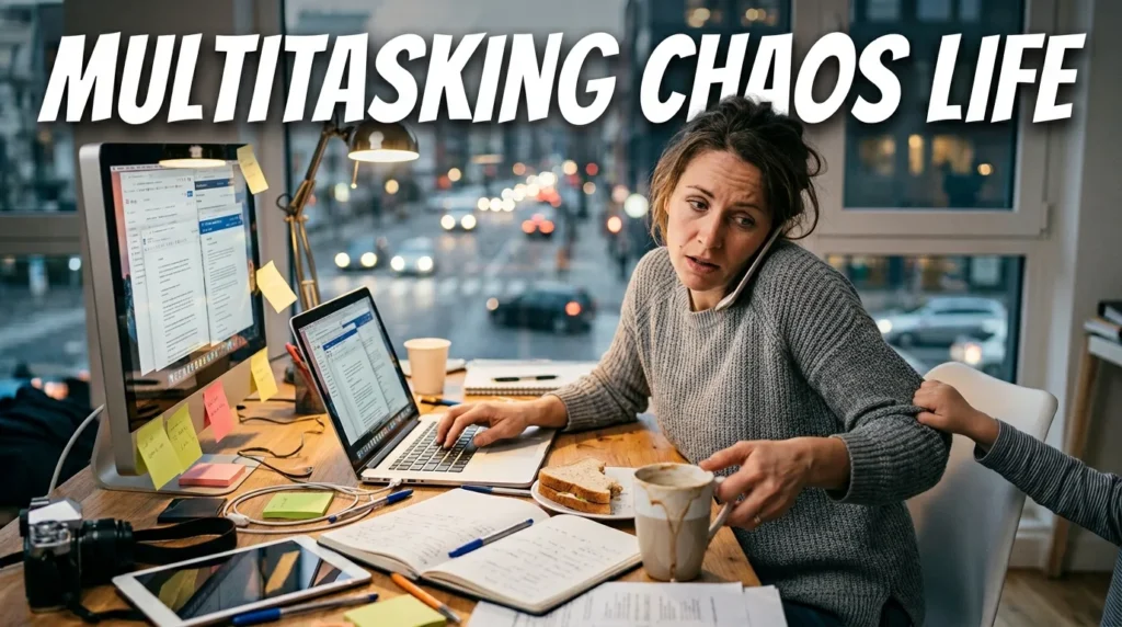 multitasking chaos life