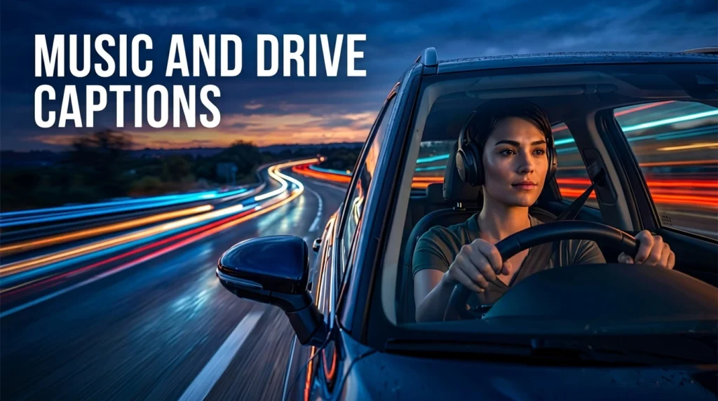 music and drive captions
