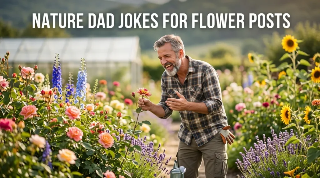  nature dad jokes for flowers posts