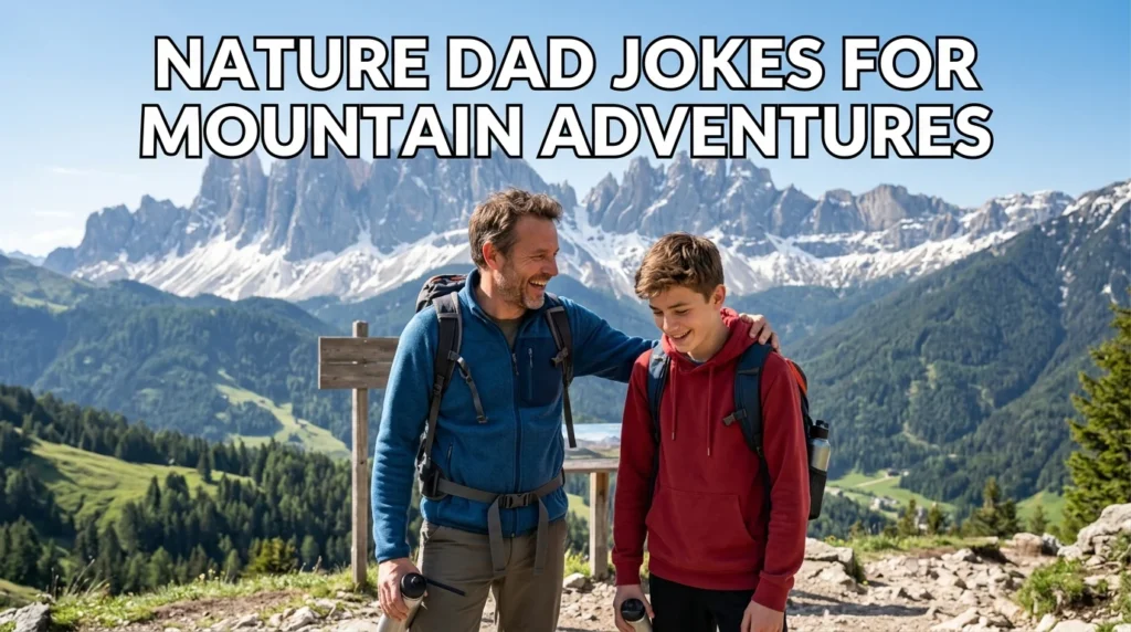  nature dad jokes for mountain adventures