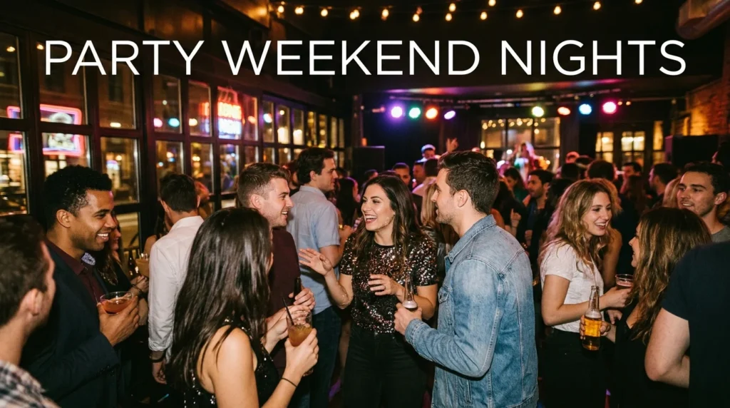 Party weekend nights